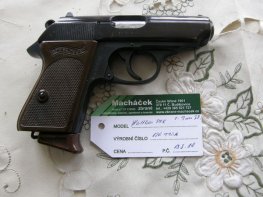 Pistole Walther PPK v.č. 126990A r. 9 mm Br. Pistole Walther PPK v.č. 126990A r. 9 mm Br.