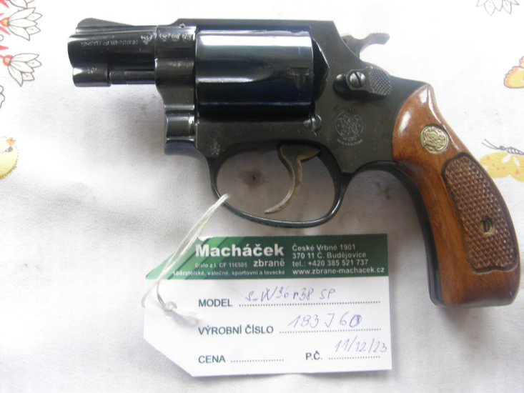 Revolver Smith Wesson Mod. v.č.183J60 r. 36 r. 38 Sp