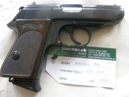 Pistole Walther PPK v.č. 135543 r. 7, 65 Br. Pistole Walther PPK v.č. 135543 r. 7, 65 Br.