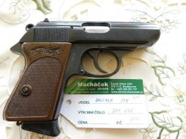 Pistole Walther PPK v.č. 201675 r. 7,65 Br. Pistole Walther PPK v.č. 201675 r. 7,65 Br.