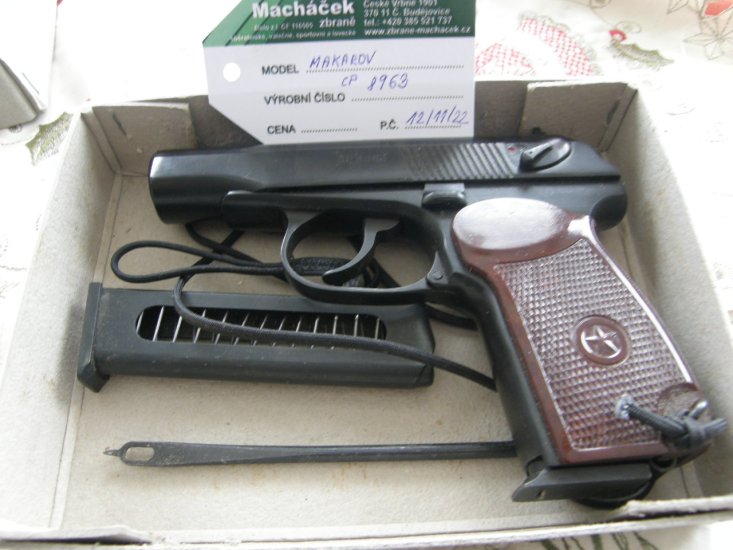 Pistole Makarov SSSRv.č.CP 8963 r. 9 mm Makarov