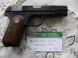 Pistole Colt Mod. 1903 v.č.477433 r. 7,65 Br. Pistole Colt Mod. 1903 v.č.477433 r. 7,65 Br.