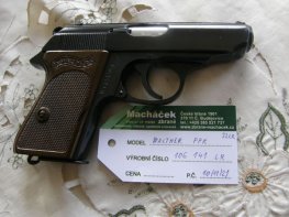 Pistole Walther PPK v.č.106141 LR r. 22 Lr. Pistole Walther PPK v.č.106141 LR r. 22 Lr.