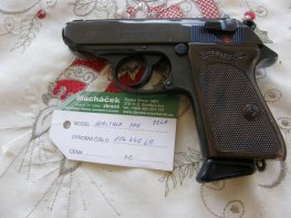 Pistole Walther PPK v.č. 114440 lr. r. 22 Lr. Pistole Walther PPK v.č. 114440 lr. r. 22 Lr.