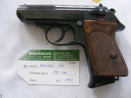 Pistole Walther PPK v.č. 128142 r. 7,65 Br. Pistole Walther PPK v.č. 128142 r. 7,65 Br.