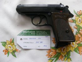 Pistole Walther PPK v.č. 205957 r. 7,65 Br. Pistole Walther PPK v.č. 205957 r. 7,65 Br.