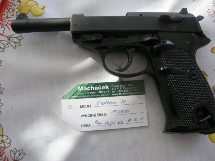 Pistole P 38 v.č. 346321 r. 9 mm L