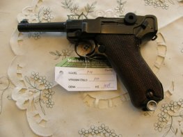 P 08 : ZBRANĚ-MACHÁČEK, pistole, puška, revolver, P 08, náboje ...