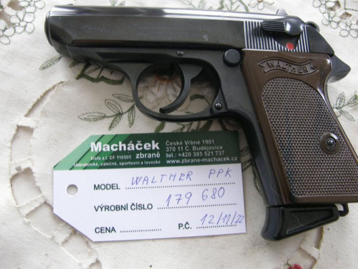 Pistole Walther PPK v.č.179680 r.7,65 Br