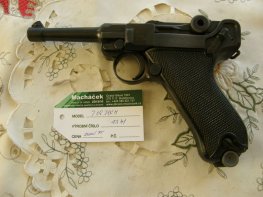 Pistole P 08 DWM 1916 v.č. 9341 r. 9 mm L Pistole P 08 DWM 1916 v.č. 9341 r. 9 mm L
